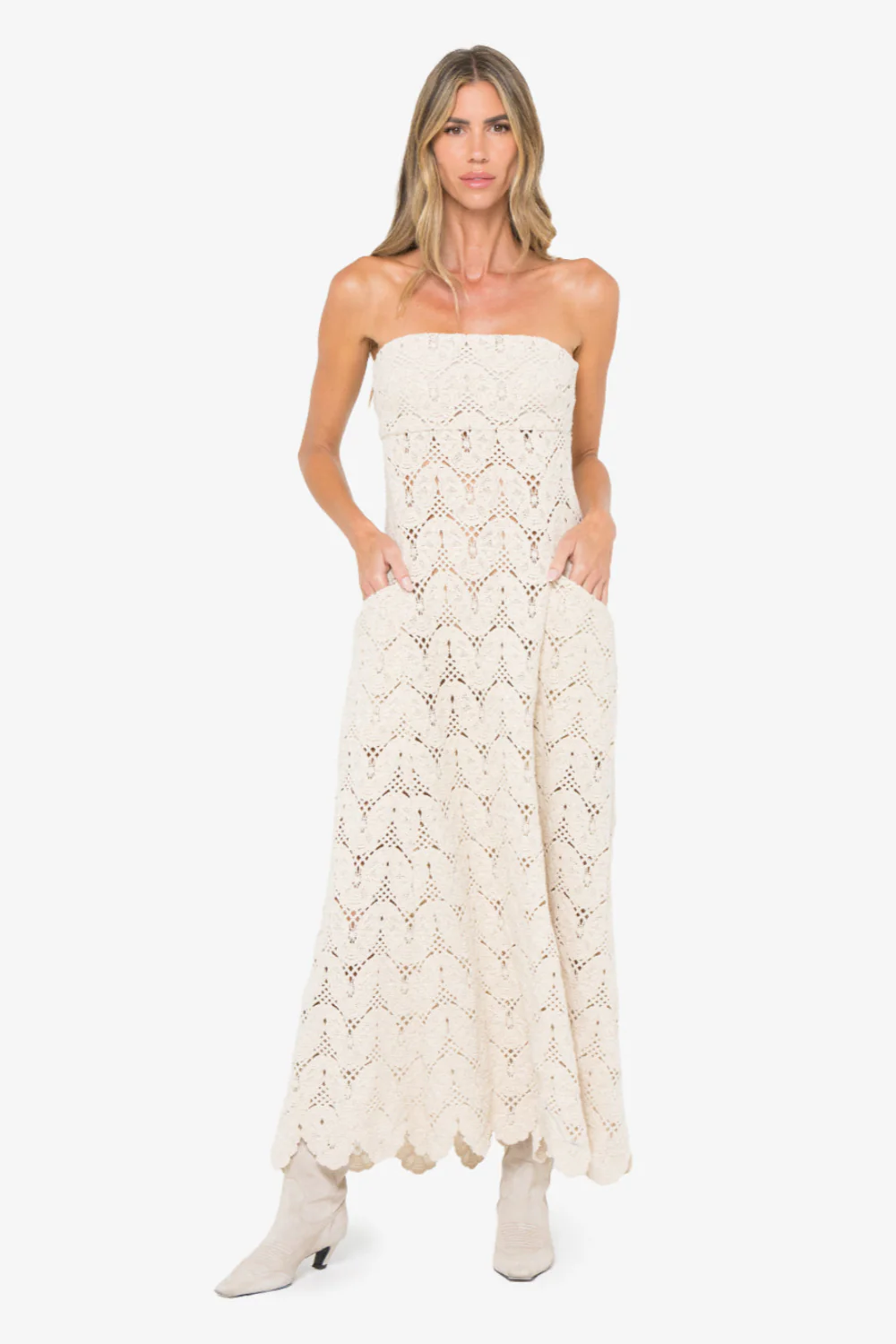 Alegra Dress Beige( Final Sale)