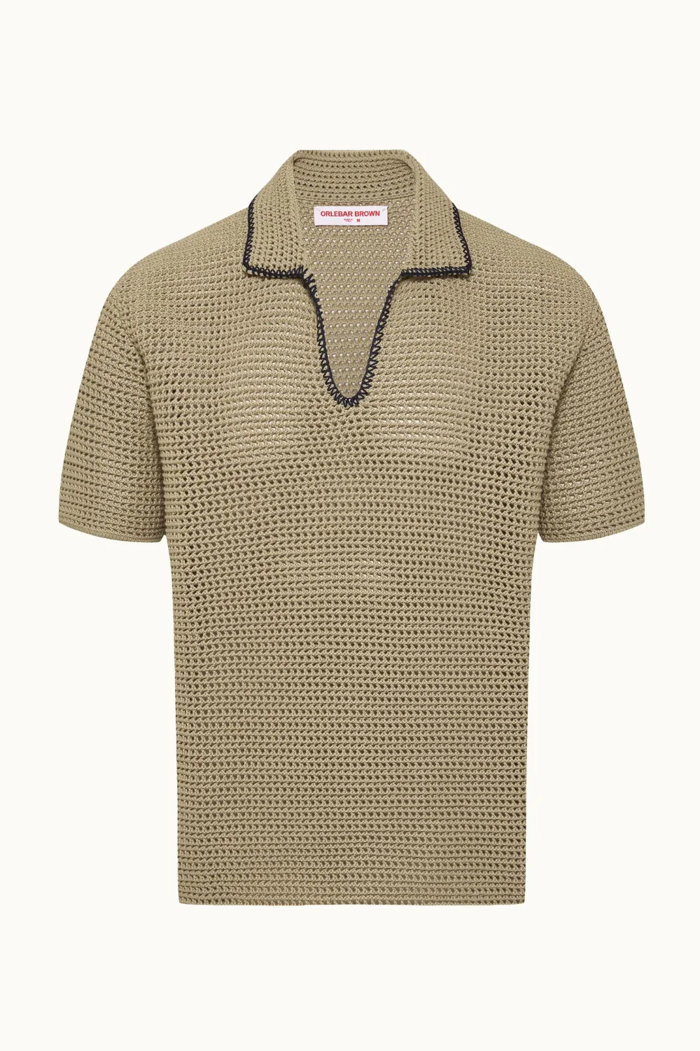 Batten Edge Stitch Polo Light Herbal Green