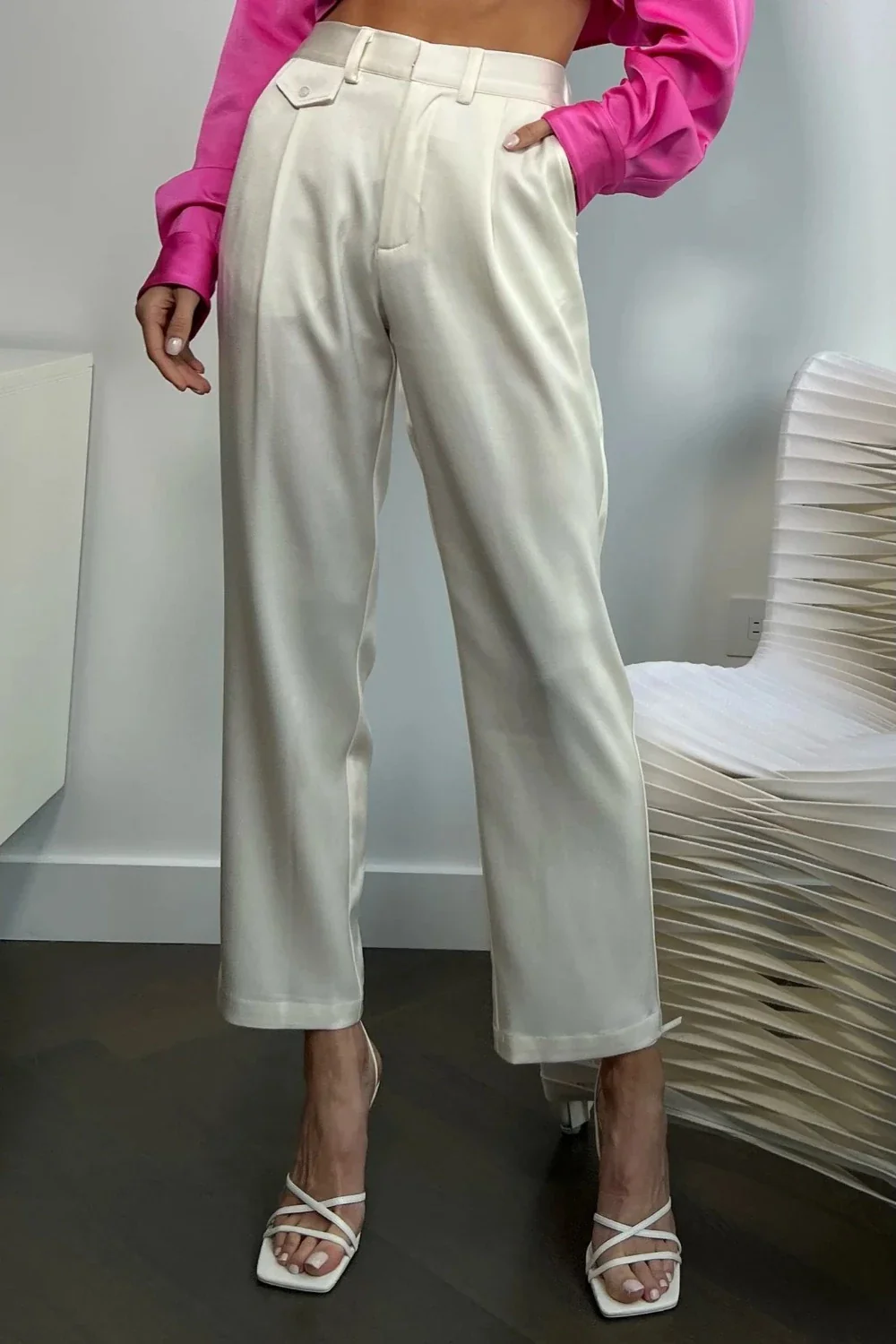 Amanda Pant Ivory (Final Sale)