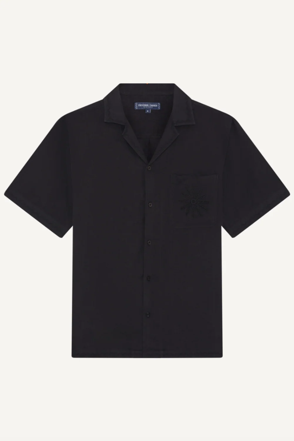 Alves linen Shirt SS Sol brodery Anglais