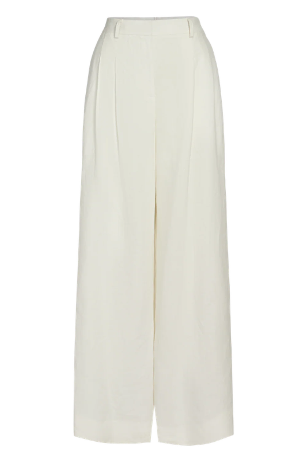 Avery Pant in Plain Weave Linen Ivory