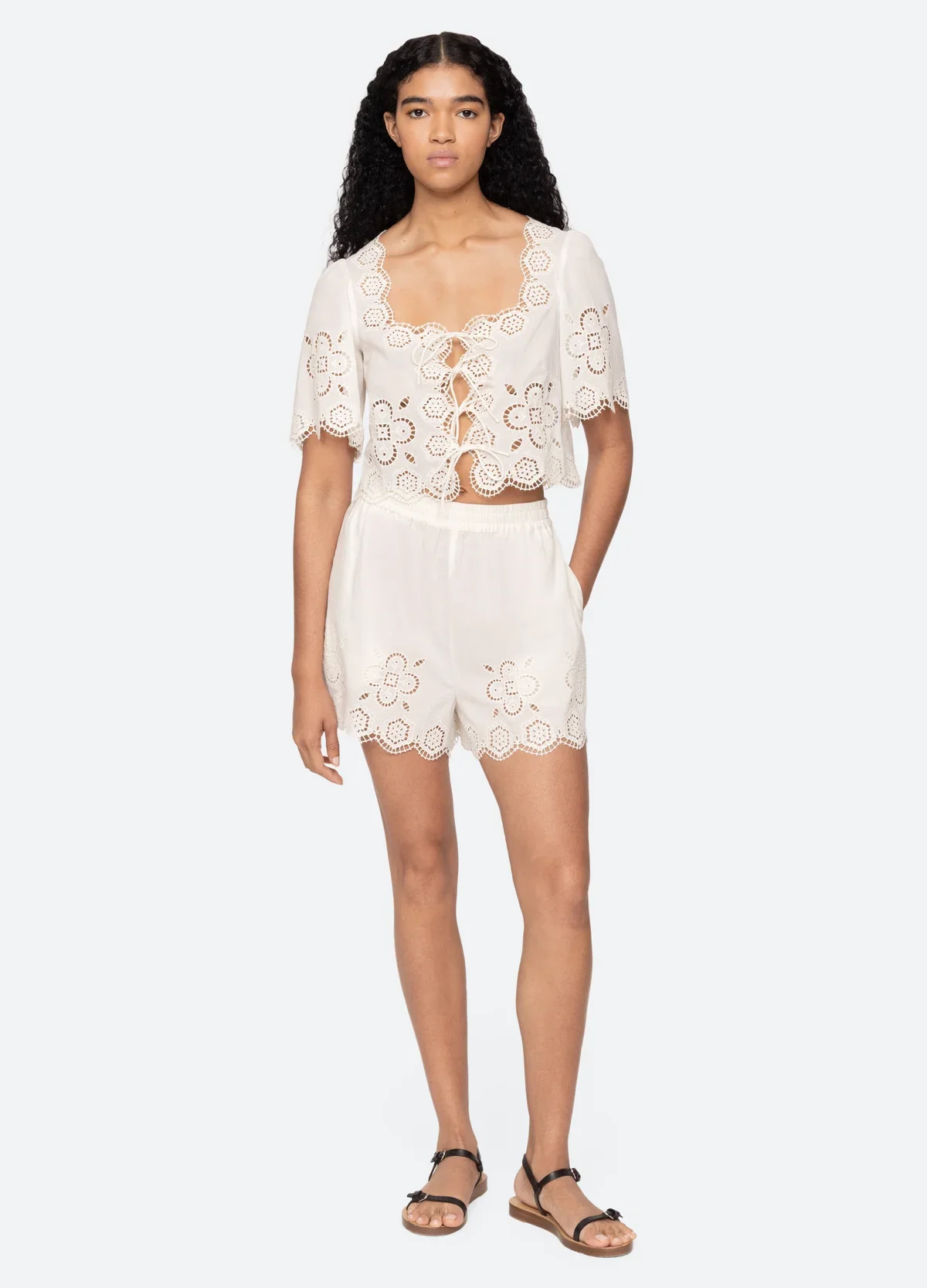 Babette Tie Front Top - Image 4