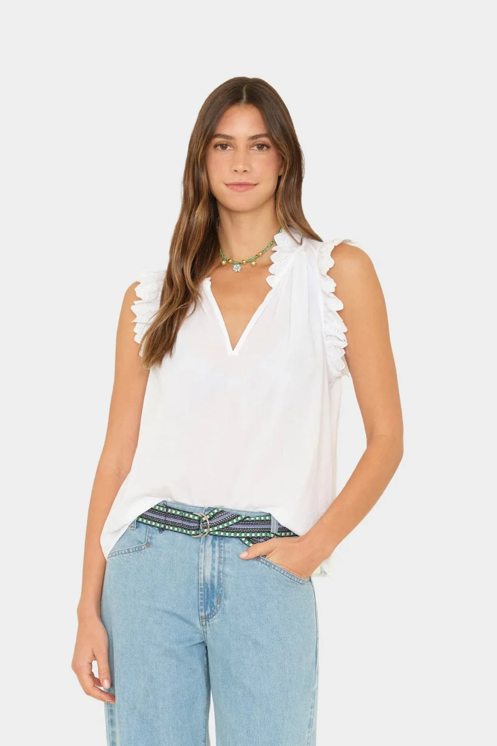 Bexie Top White