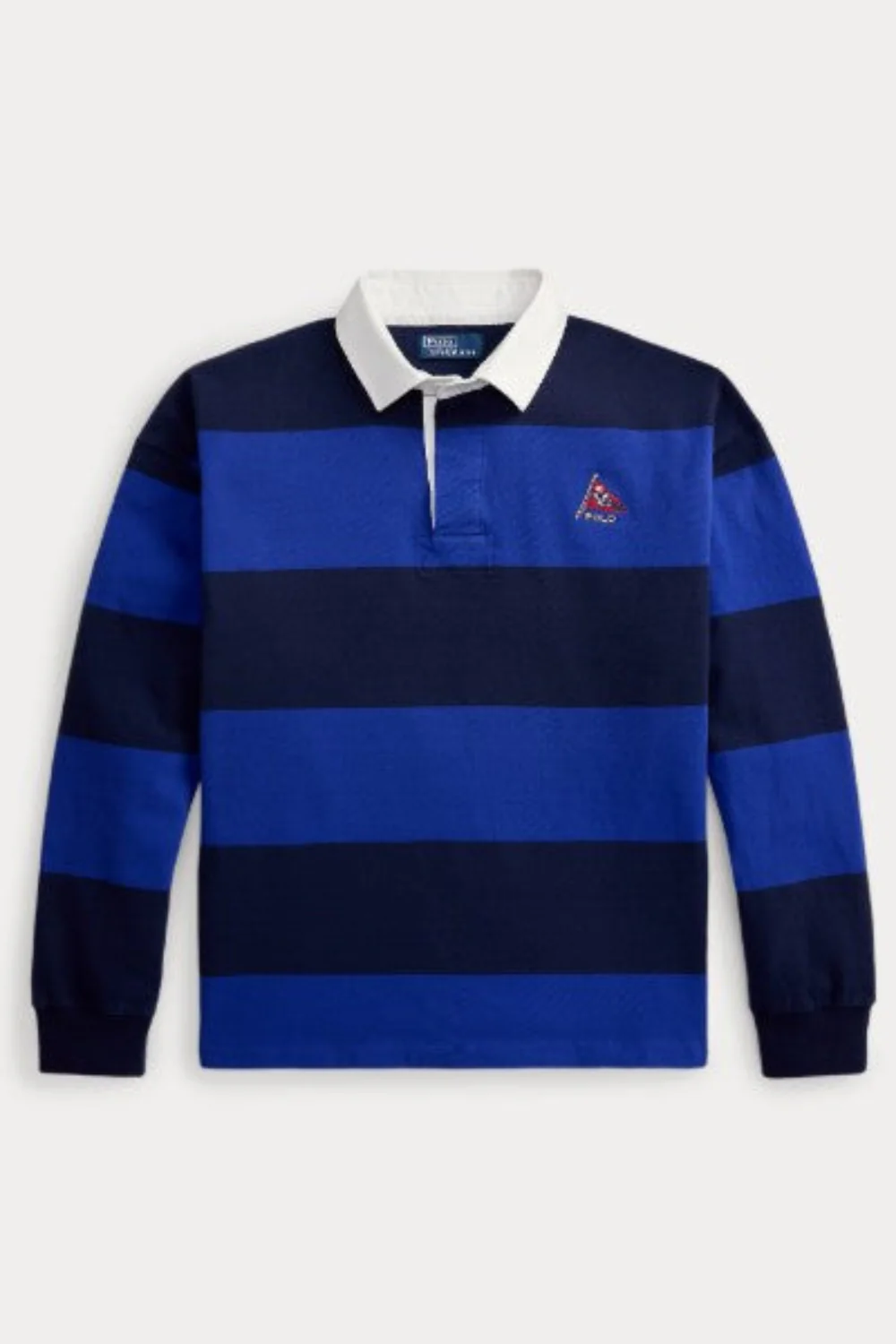 Big Fit Striped Jersey Rugby Shirt