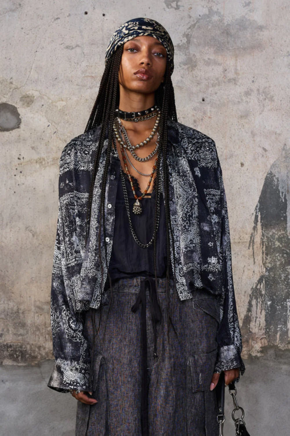 Bubble Shirt with Gathered Yoke
