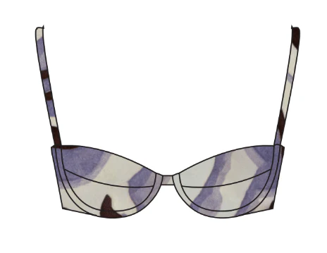 Cala Bikini Top Aeagan Sea (Final Sale)