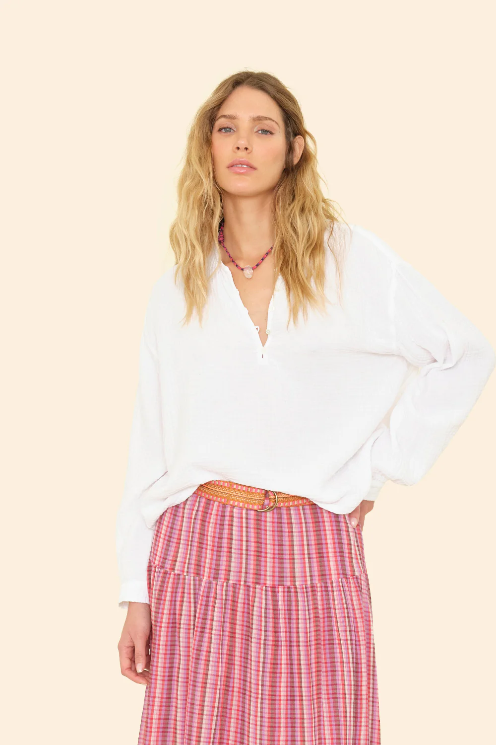 Cara Top White