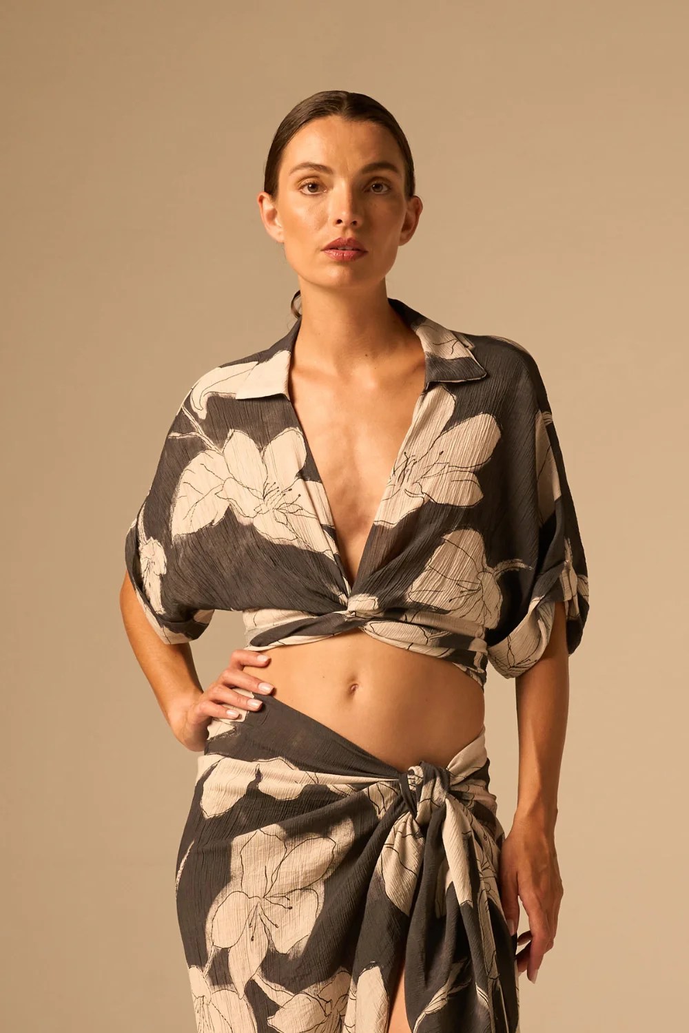 Chiara Top Slate