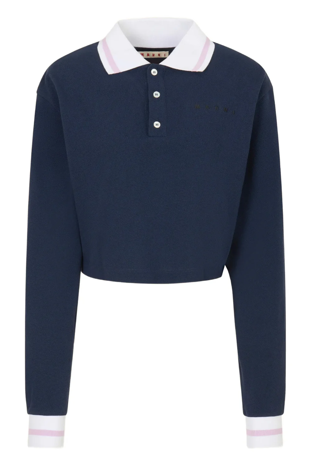 Cotton Piquet Blue Black