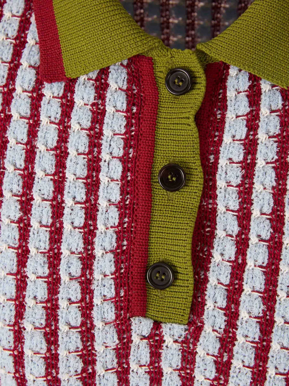 Cotton Tweed Gauge 5 Light Blue - Image 3