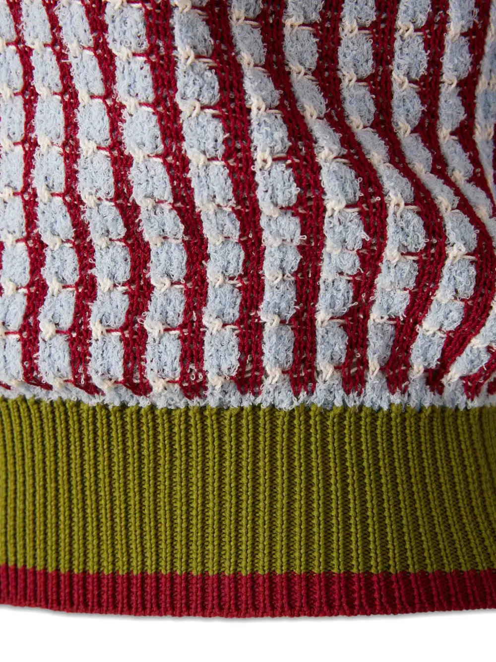 Cotton Tweed Gauge 5 Light Blue - Image 4