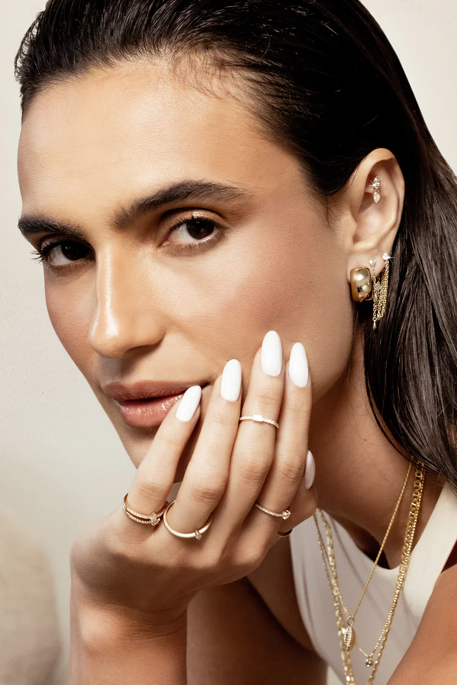 Double Drop Studs - Image 2