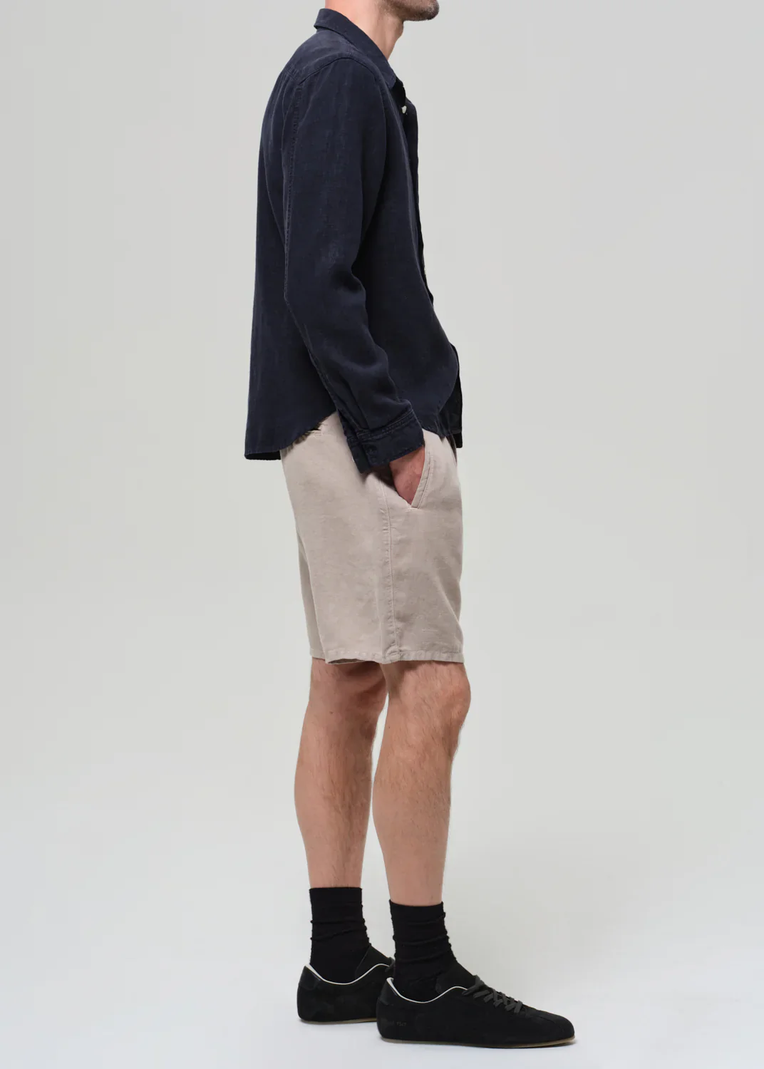 Drawstring Deck Short Wheat - Image 4