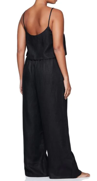 Flared Cami Top Black - Image 2