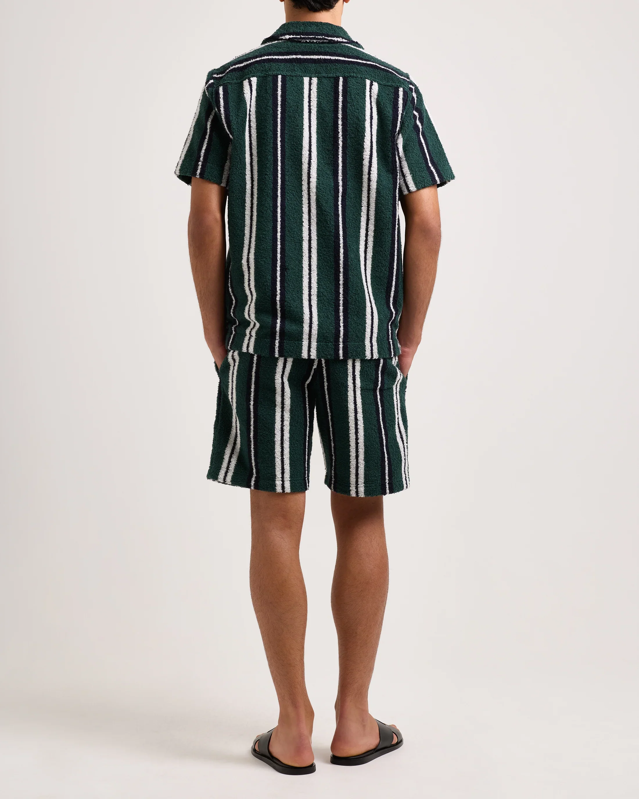 Griffith Towelling Stripe Shirt - Image 2