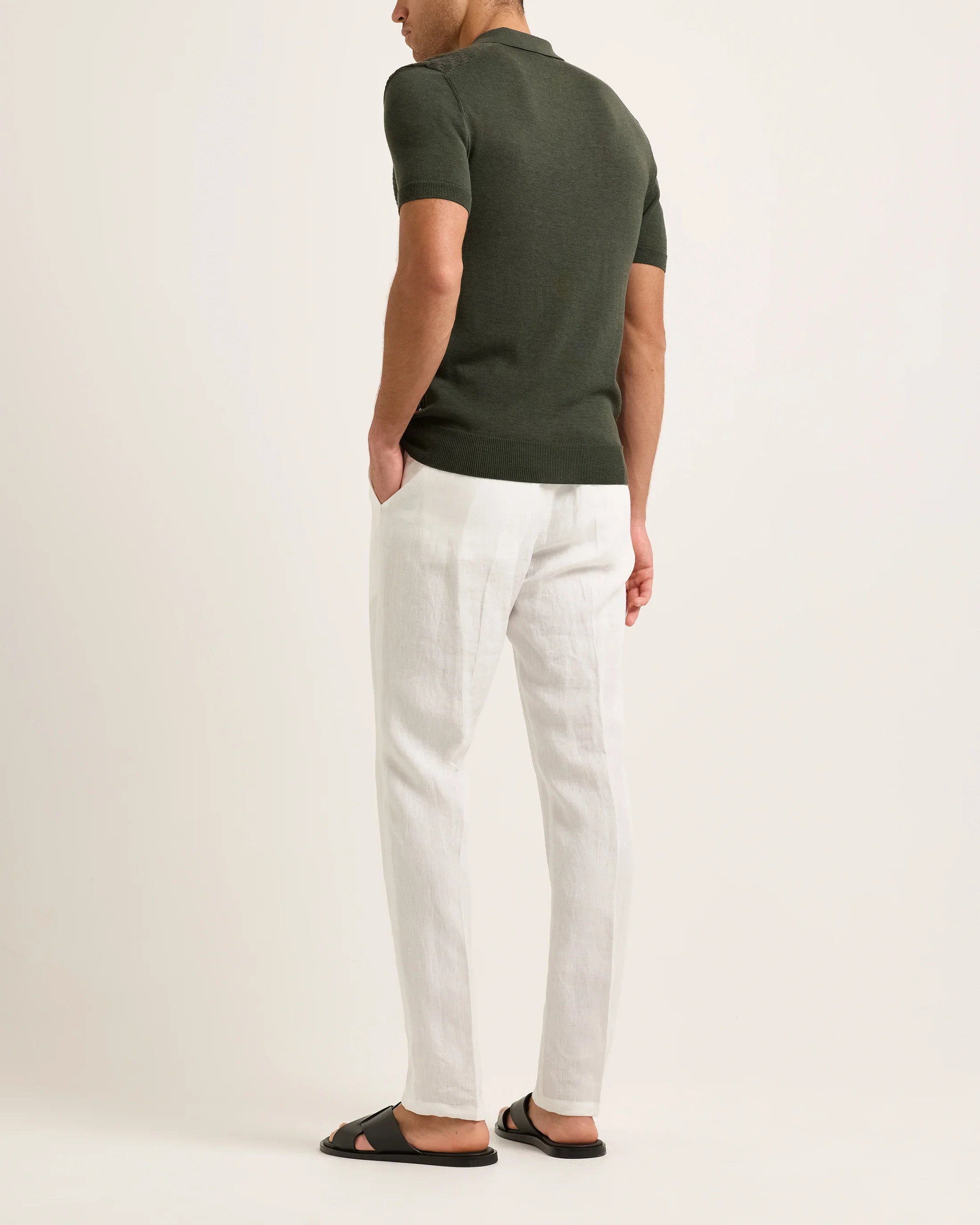 Horton 2-Tone Jacquard Polo - Image 2