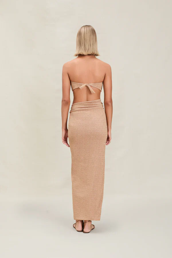 Gwen Skirt Gold Shimmer - Image 2