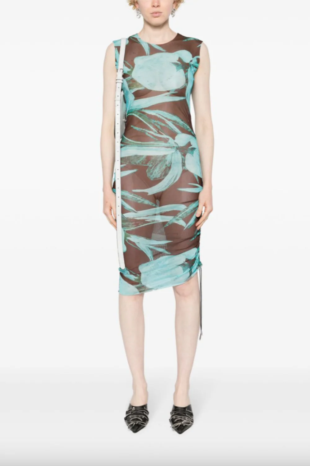 Heatwave Dress Turquoise Flower (Final Sale)