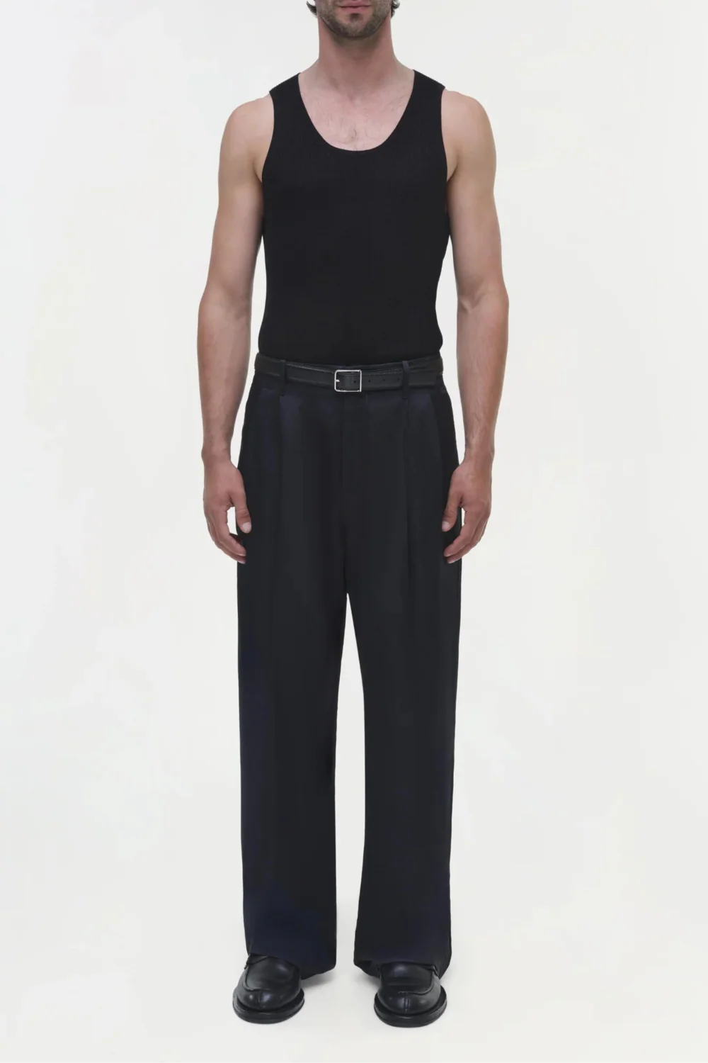 Wilson Wide Leg Pleated Trouser (Final Sale)