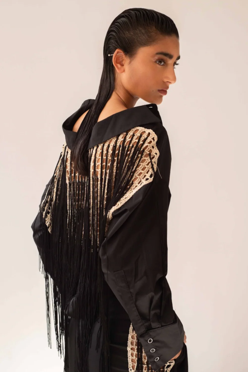 Jalsa Cropped Shirt Black
