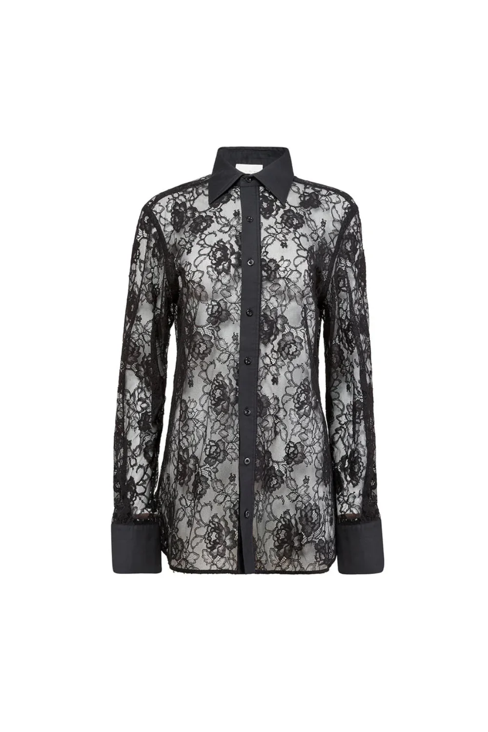 Juliet Lace Men's Button Black