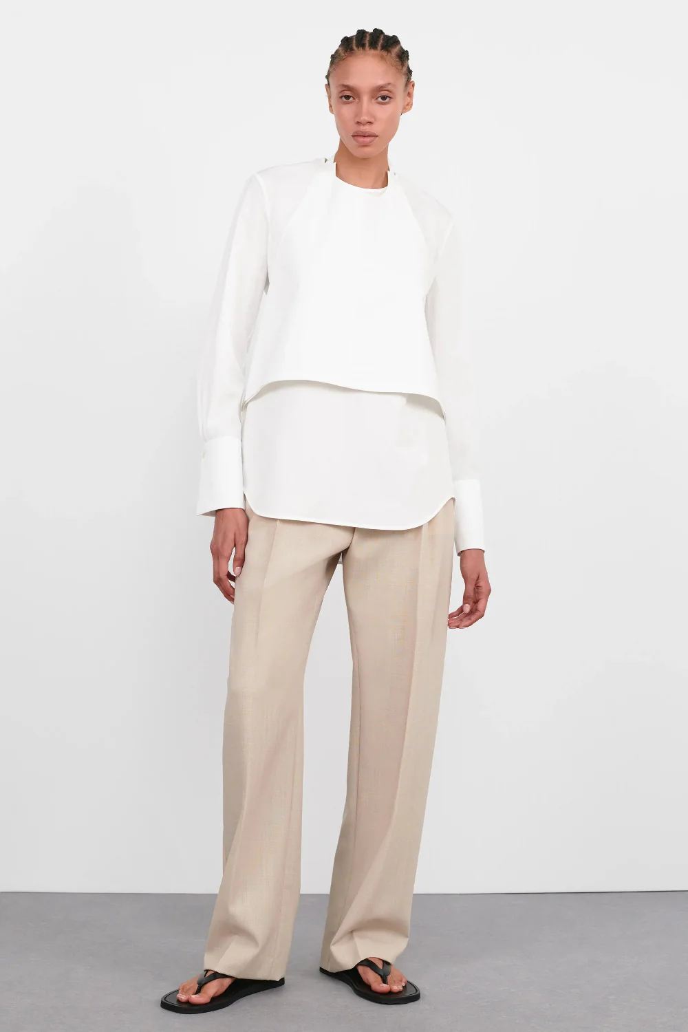 Layered Halter Shirt