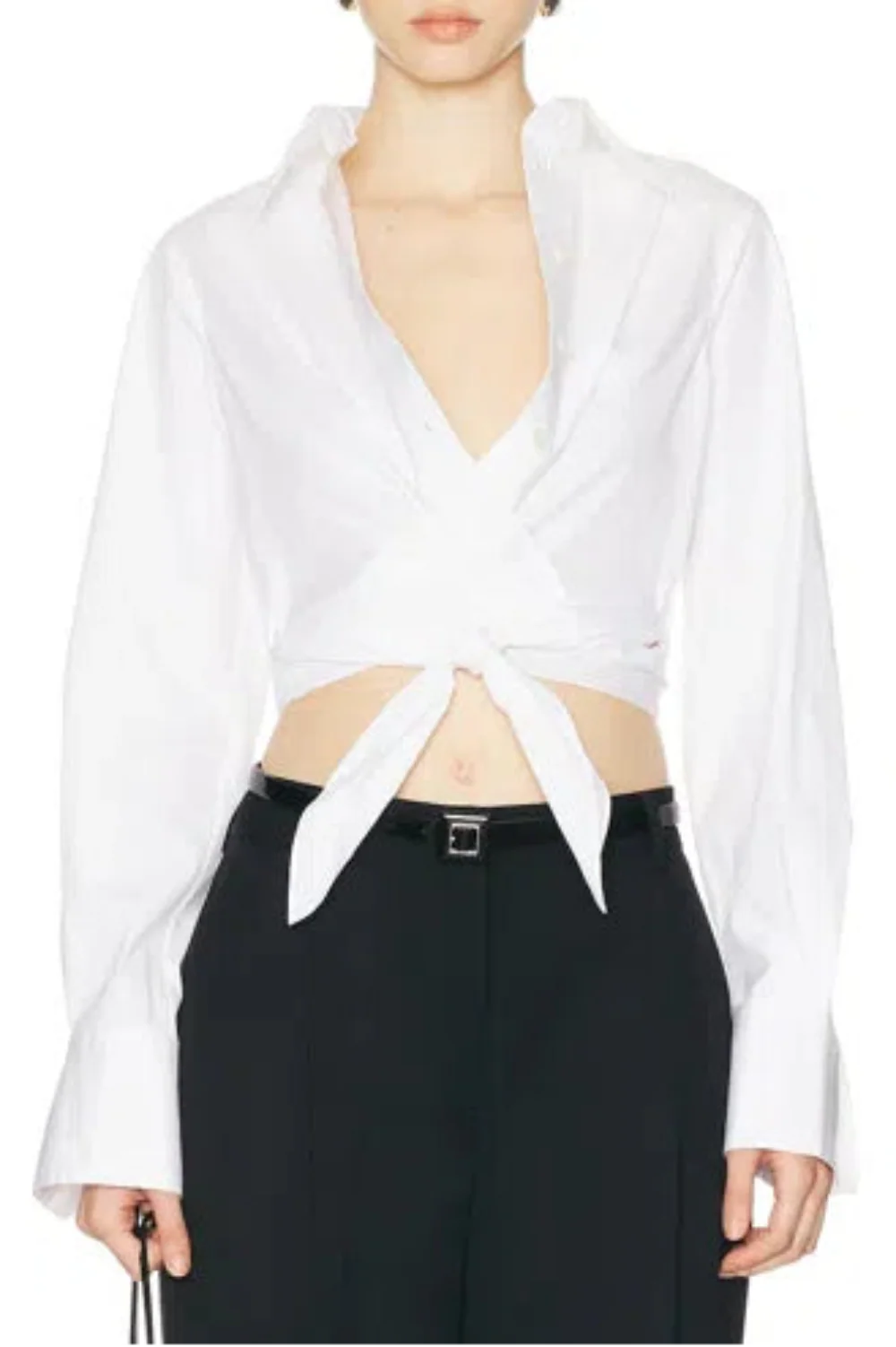 Criss Cross Tie Shirt