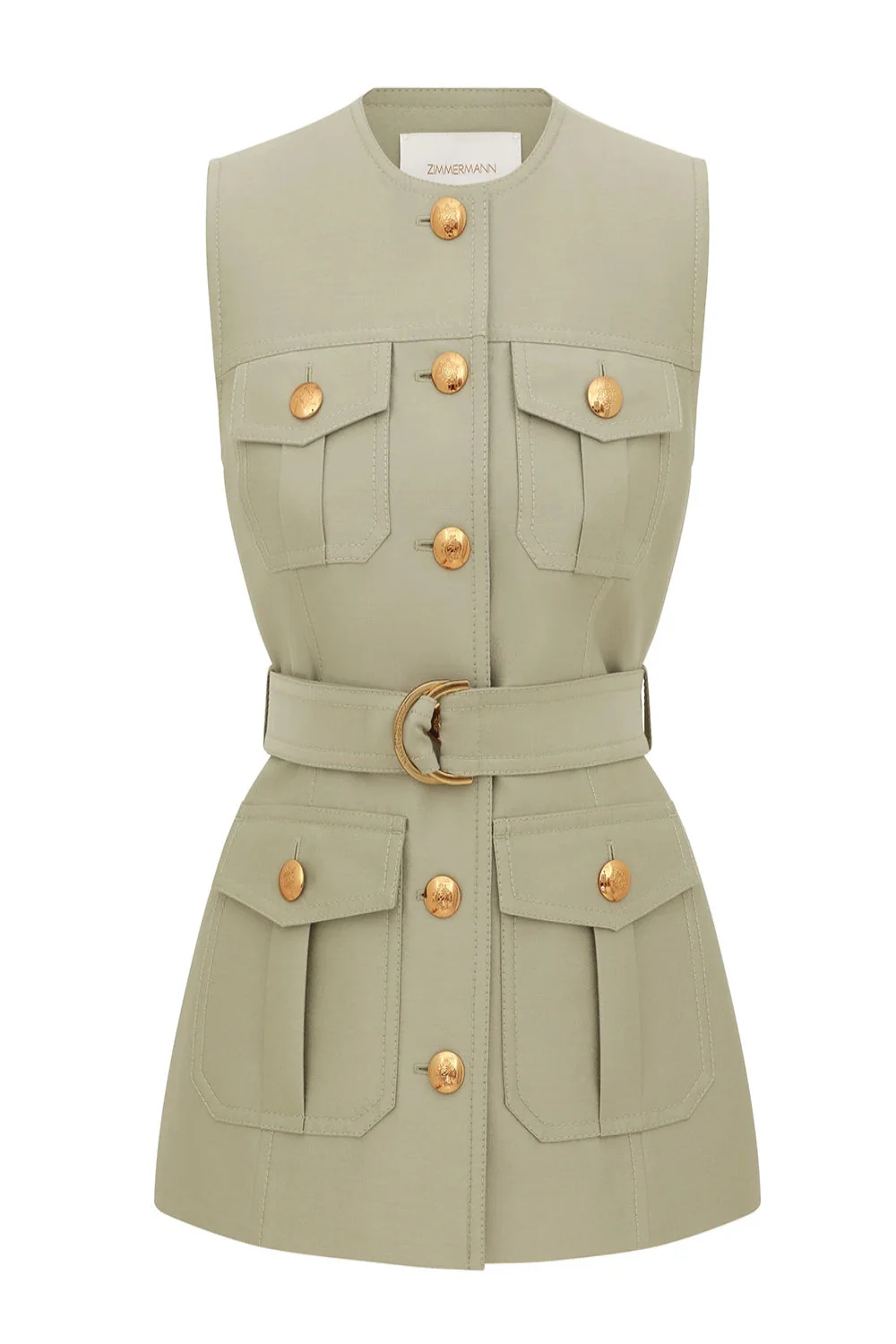Luna Wool Silk Utility Vest