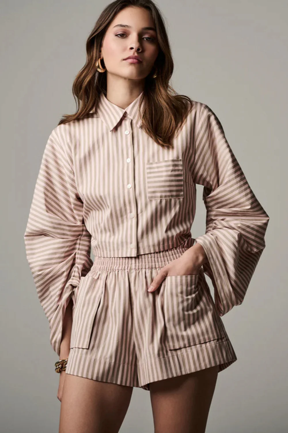 Mira Short Blush Stripe (Final Sale)