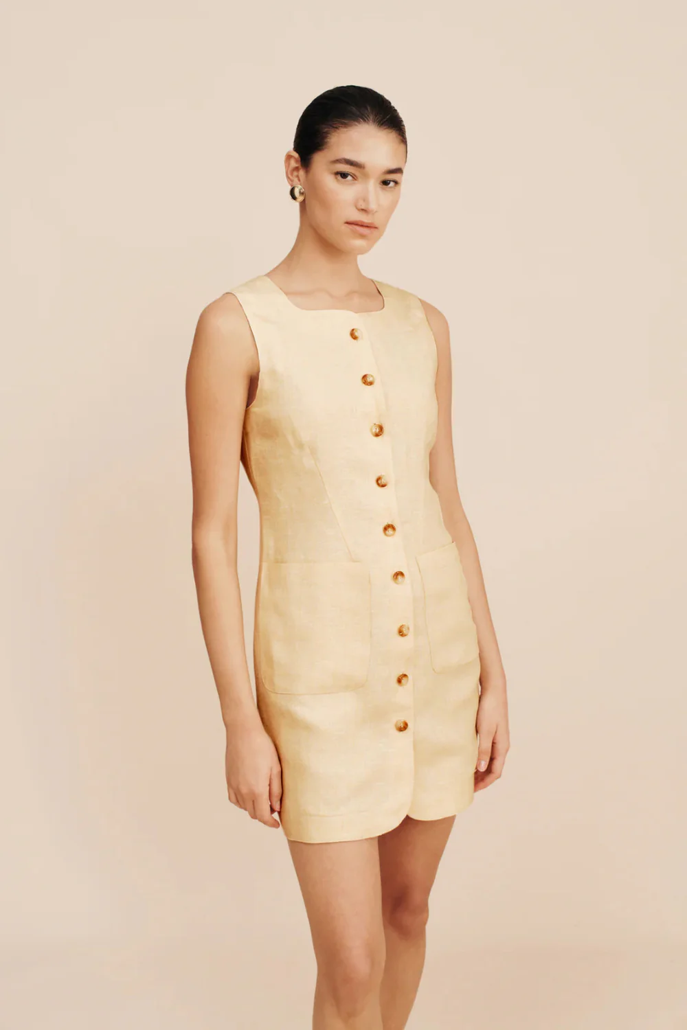 Emma Button Down Mini Dress