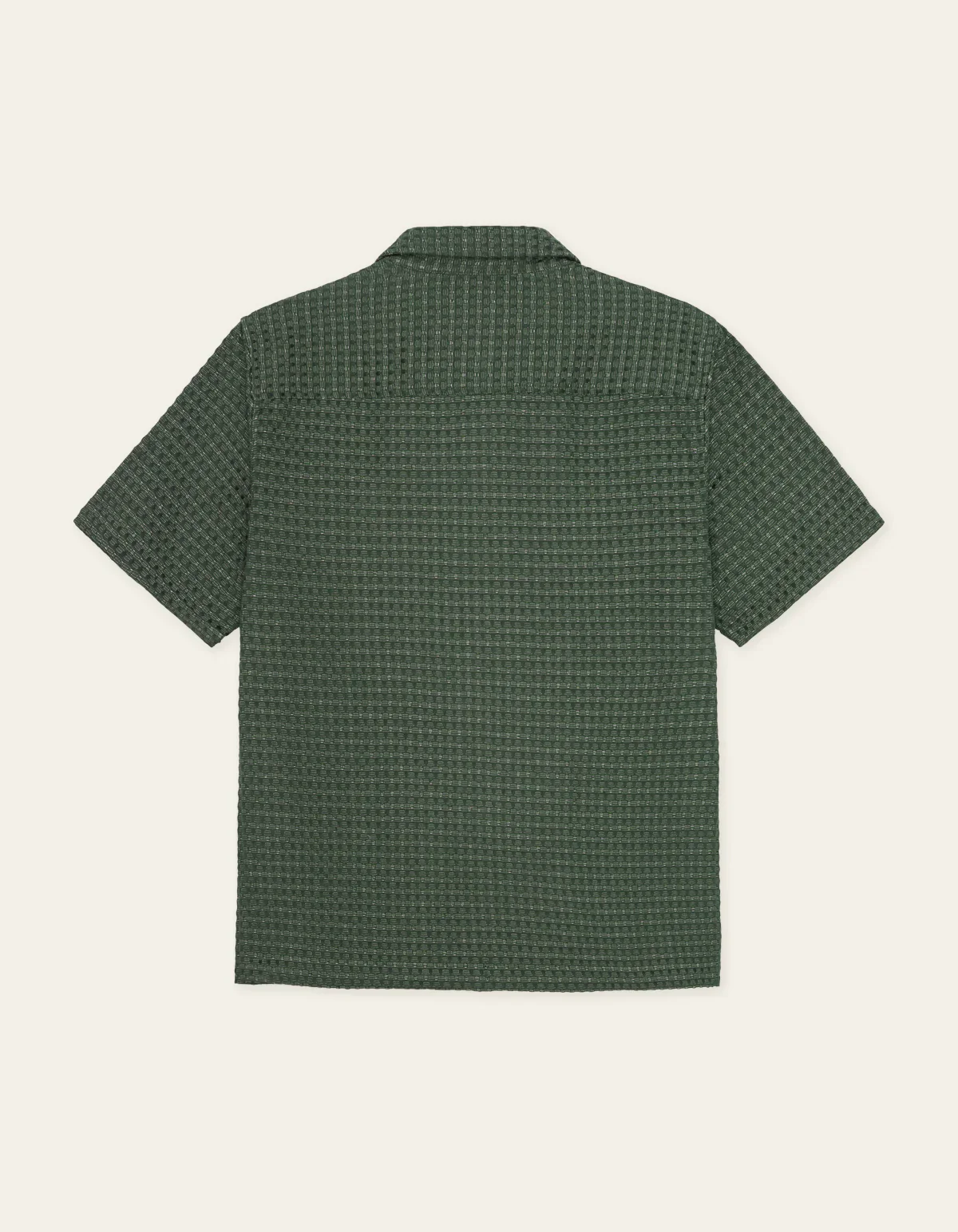 Pine Green Check Seersucker SS Shirt - Image 2