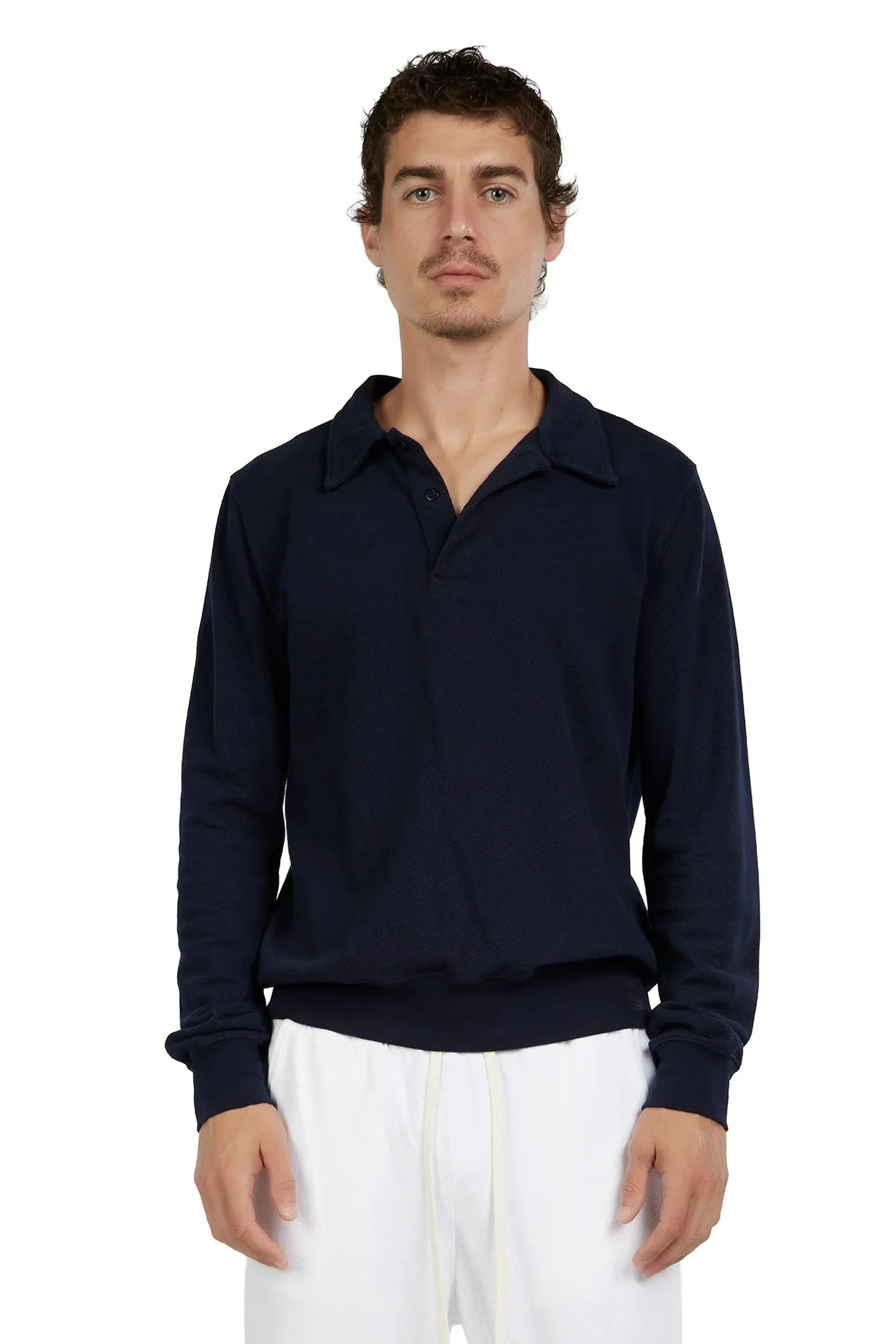 Pique Tennis Polo Navy