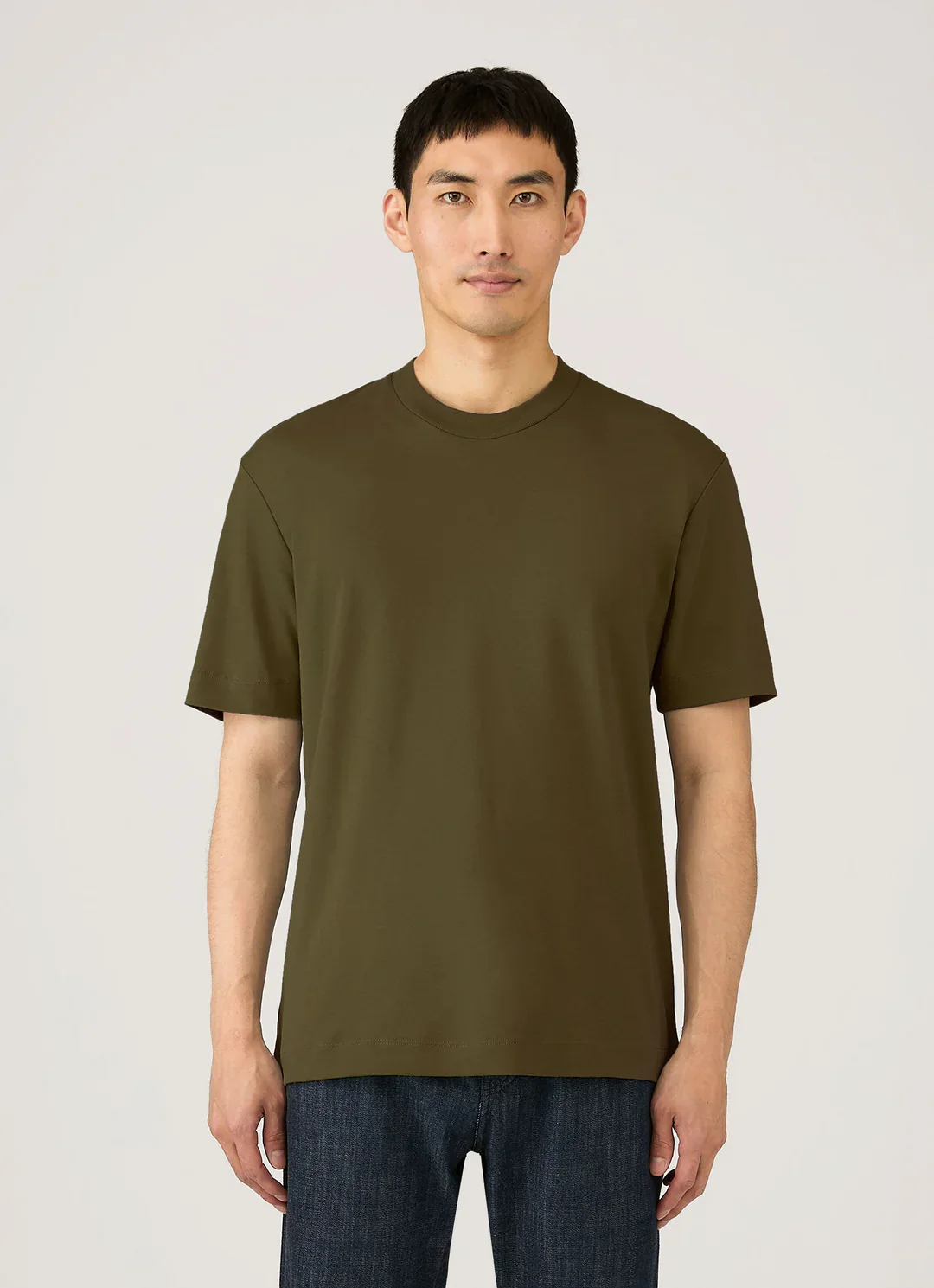 Heavyweight T‑shirt Deep Olive - Image 2