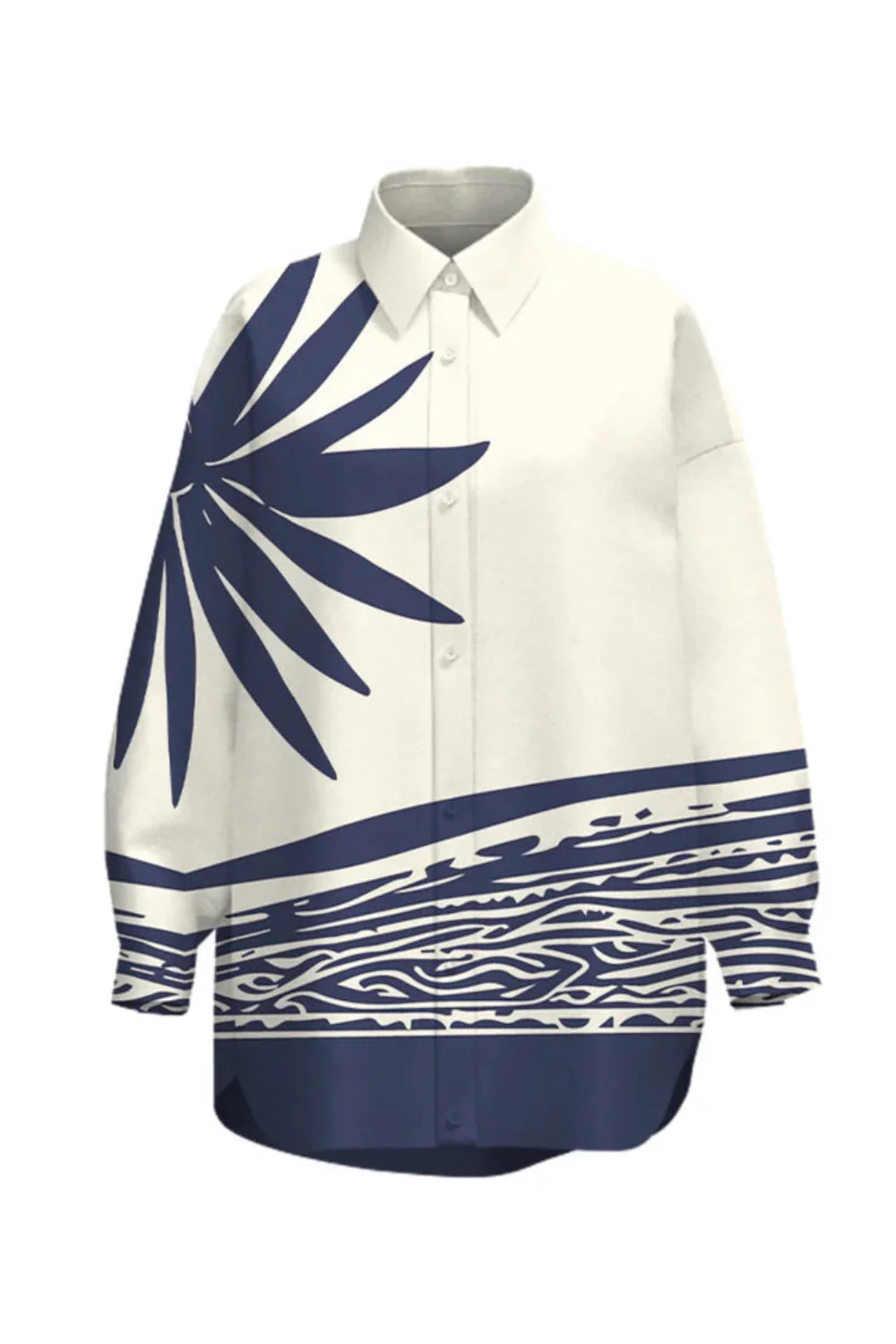 Rina Top Maja Navy