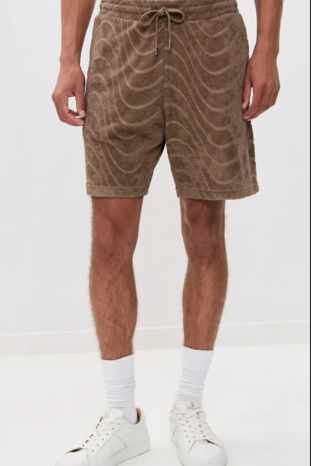 Augusto Cotton Blend Fibra Jacquard Short