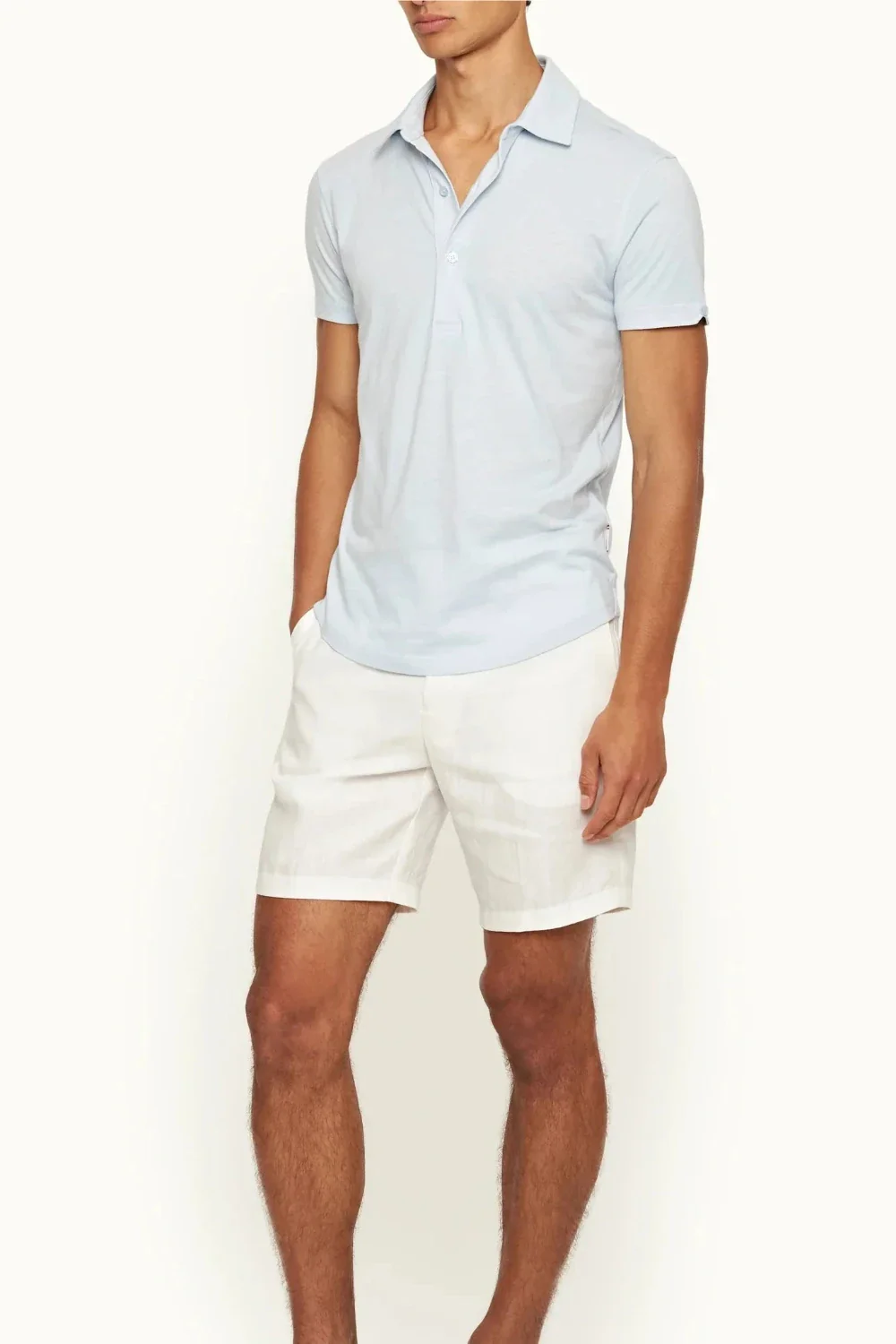 Sebastian Cotton Polo Springwater Blue (Final Sale)
