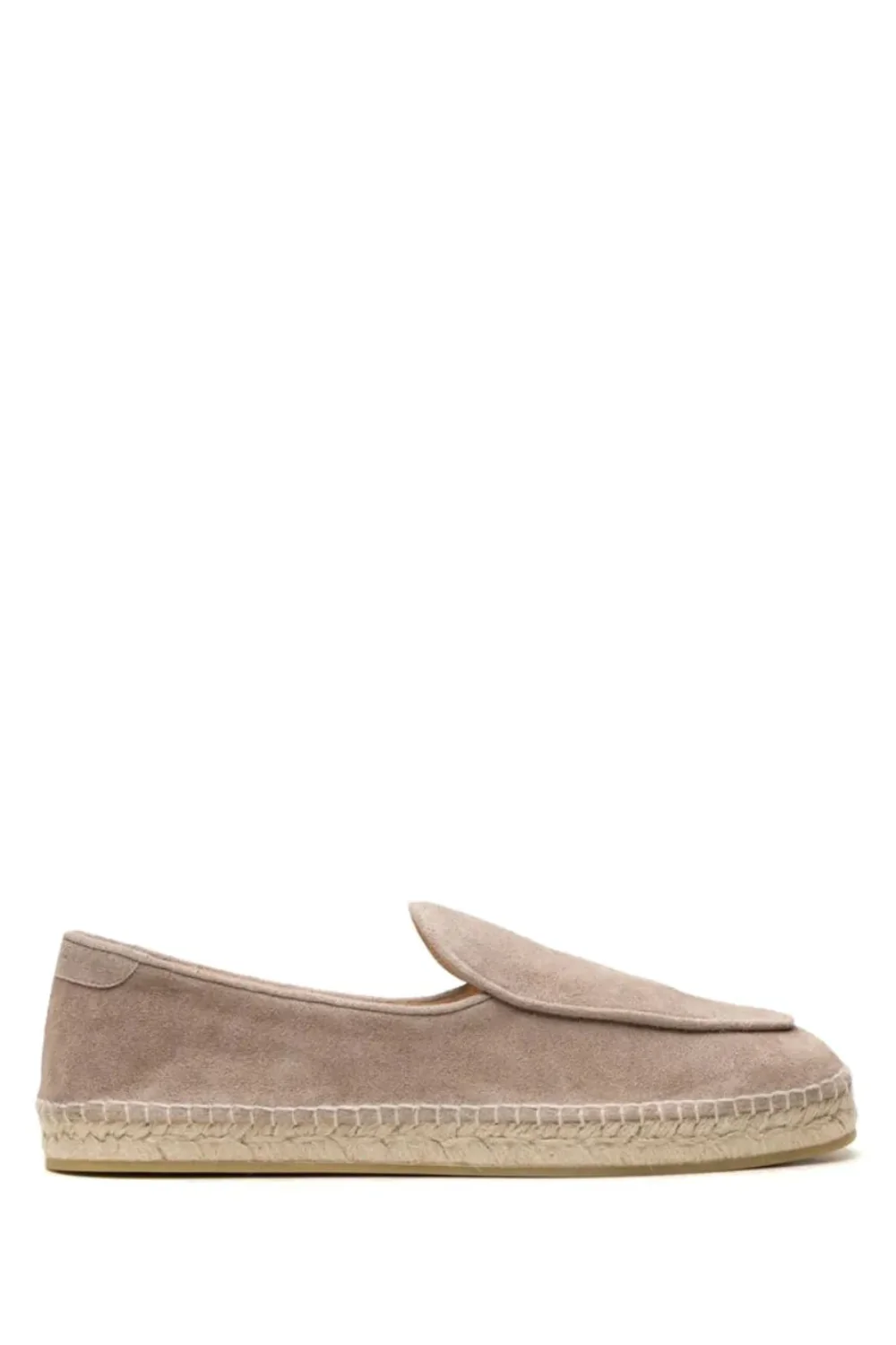 Shenton Espadrille Velvet Suede Stone