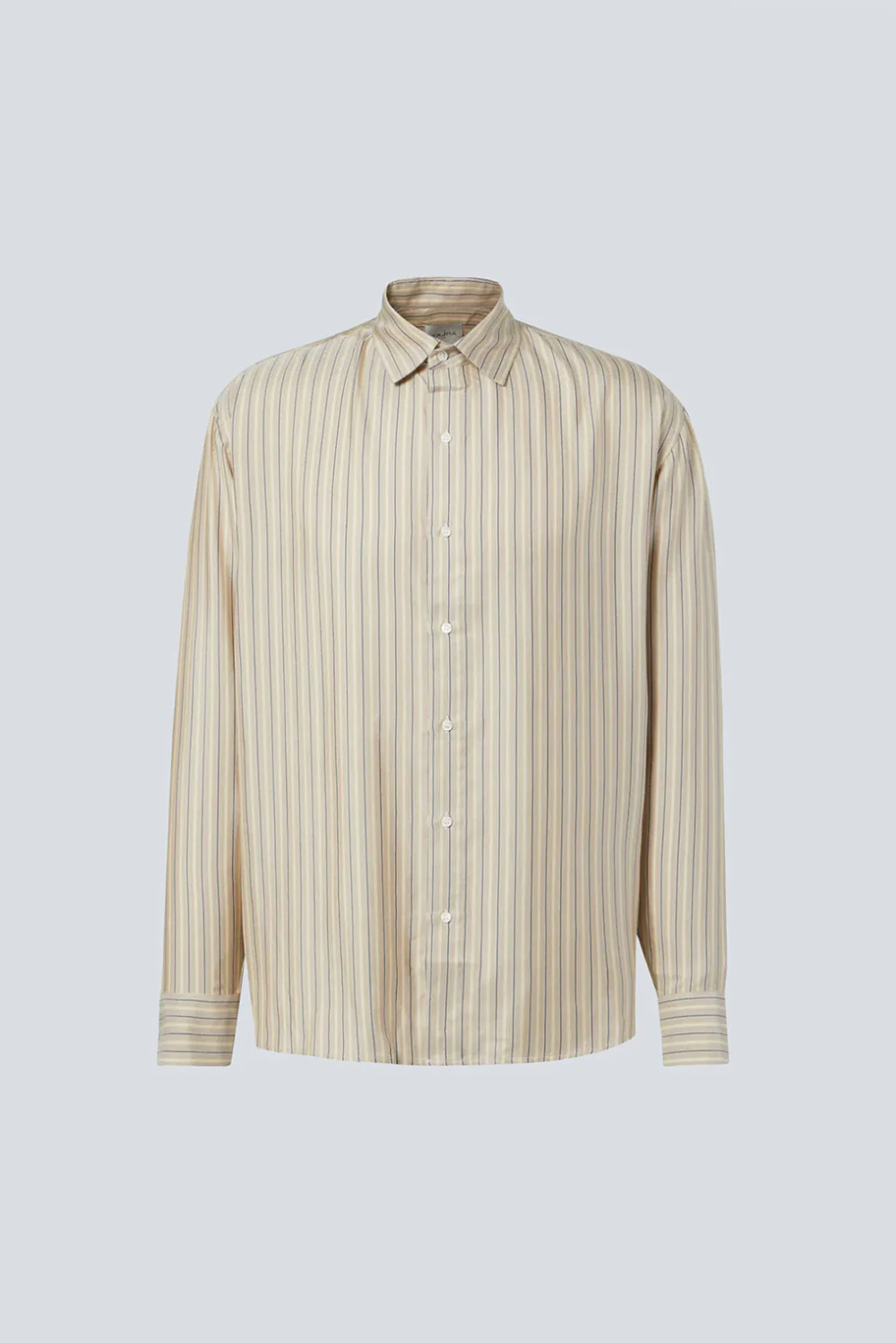 Songino Oversize Silk Shirt Stripes Mauve (Final Sale)