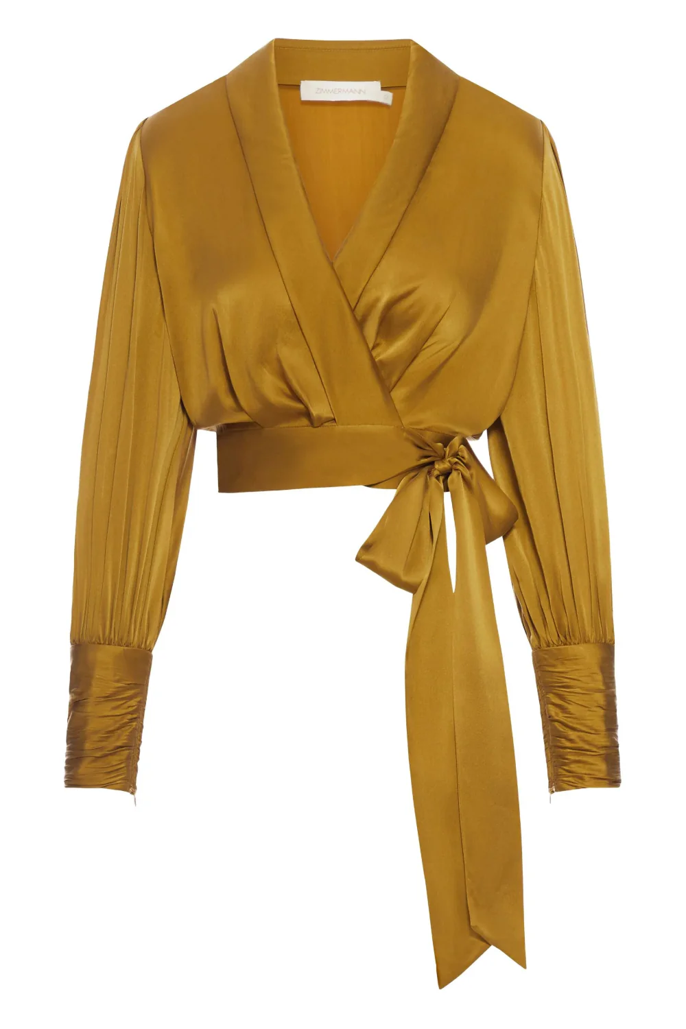 Silk Wrap Top