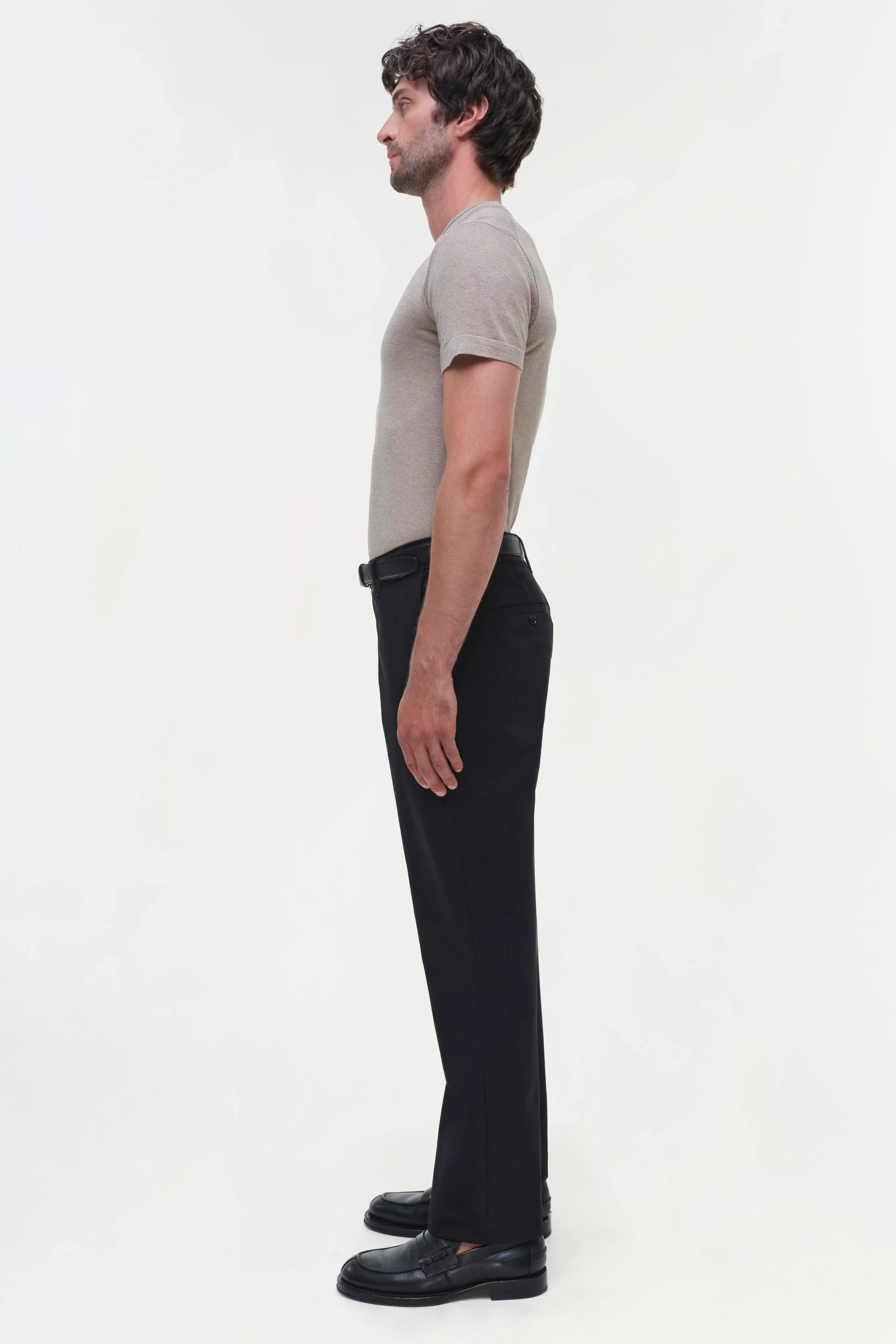 Zack Straight Leg Pants Black (Final Sale) - Image 2