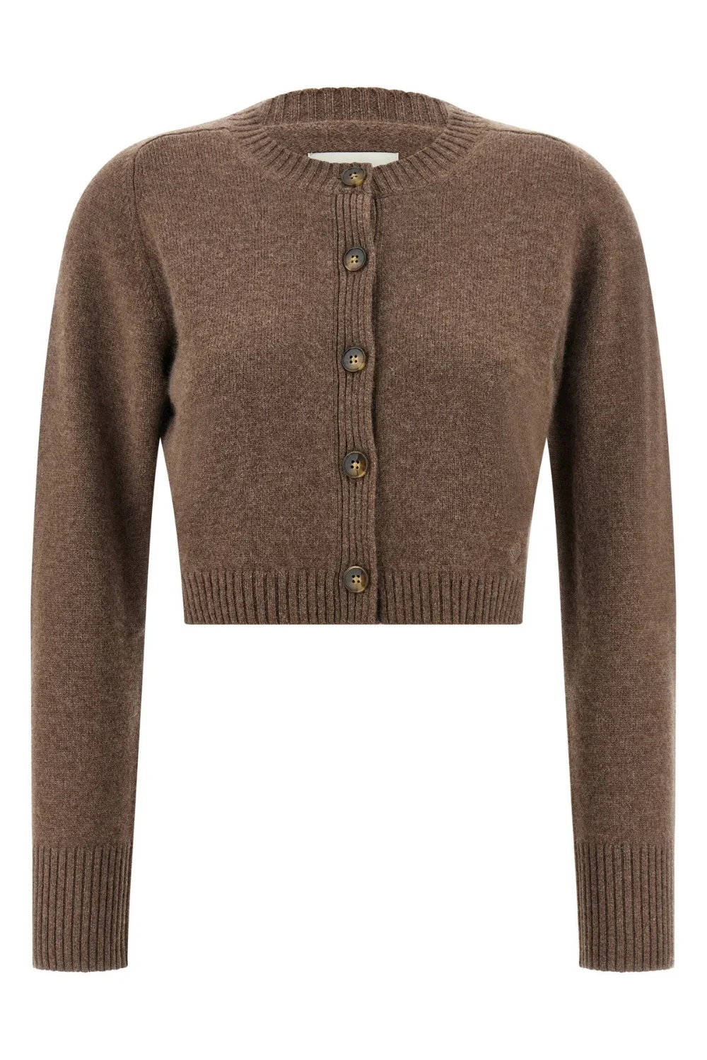 Zephir LDS Cropped Cardigan Brown